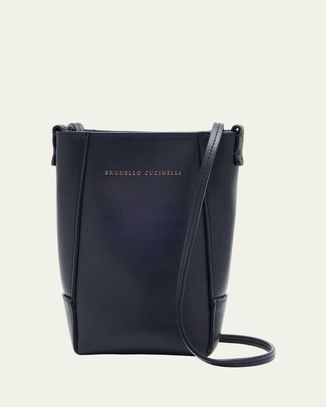 Leather Phone Crossbody Bag